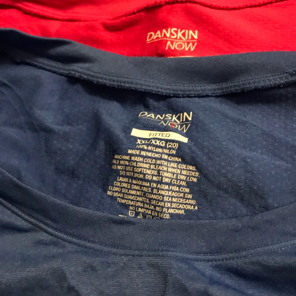 Bundle of 2 Danskin dri-fit active top